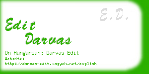 edit darvas business card